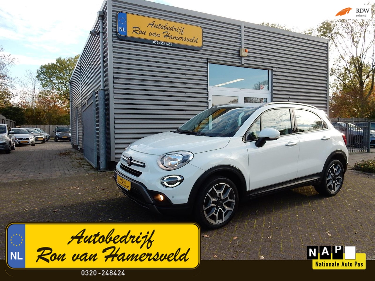 Fiat 500 X - 1.3 FIRE FLY TURBO 150 SPORT*1/2 LEDER*CR CONTR*CAMERA* - AutoWereld.nl