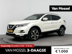 Nissan Qashqai - 1.3 DIG-T Tekna 140PK | Navigatie | Panoramadak | 360 Graden Camera | Half-Lederen Bekledi
