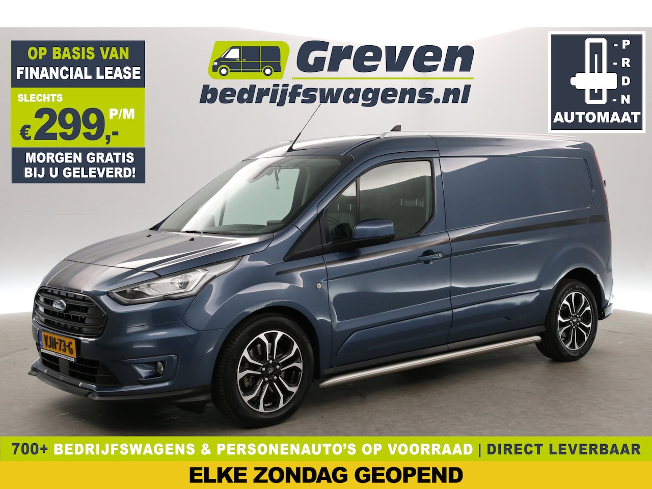 Ford Transit Connect - 1.5 EcoBlue L2 120PK Sport | 8-Traps Automaat | Clima | Carplay | Camera | Cruise | Trekh. - AutoWereld.nl