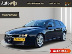 Alfa Romeo 159 Sportwagon - 2.2 JTS Sport|LM-VELG|185PK|CARPLAY|LEDER|NL AUTO