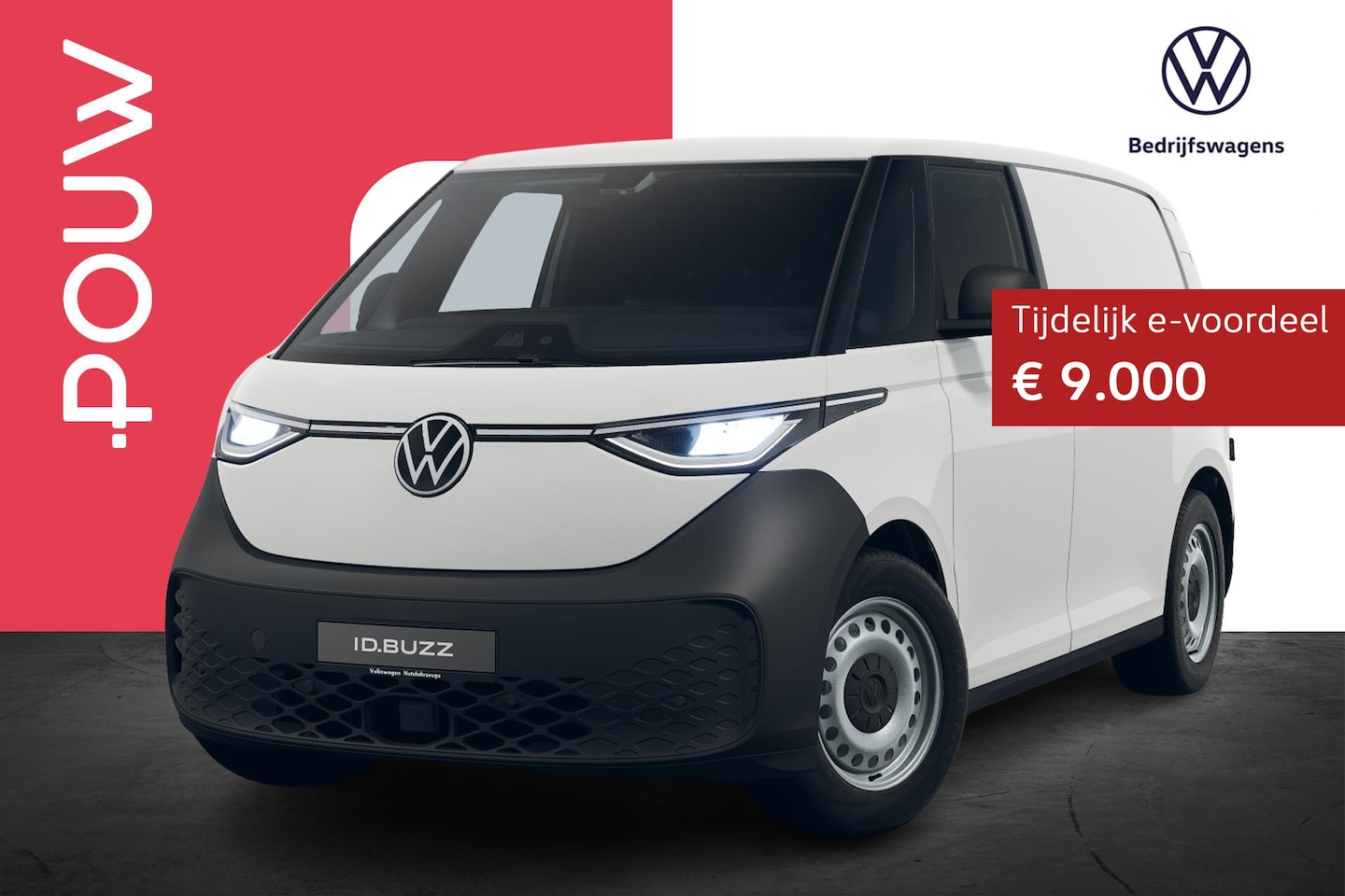 Volkswagen ID. Buzz Cargo - 286pk Economy Business 79 kWh | Multimedia Pakket | Trekhaak Wegklapbaar - AutoWereld.nl