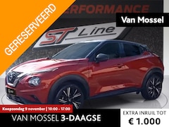 Nissan Juke - 1.0 DIG-T N-Design | NAVIGATIE | CAMERA VOOR | TREKHAAK | LEDER | STOEL + VOORR. VERWARMIN