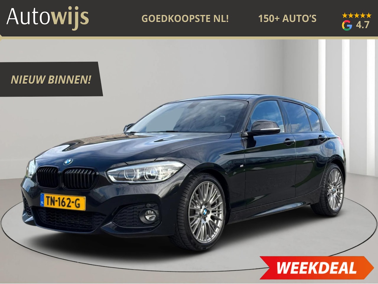 BMW 1-serie - 118i Corporate Lease Executive|AUT|M-SPORT|DEALERONDERHOUDEN|PDC|NAVI|LED - AutoWereld.nl