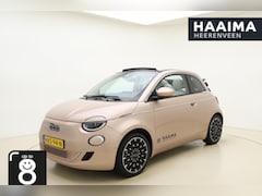 Fiat 500 C - 500e La Prima 42 kWh Cabriolet | Navigatie | Stoelverwarming | Camera | Lichtmetalen velge