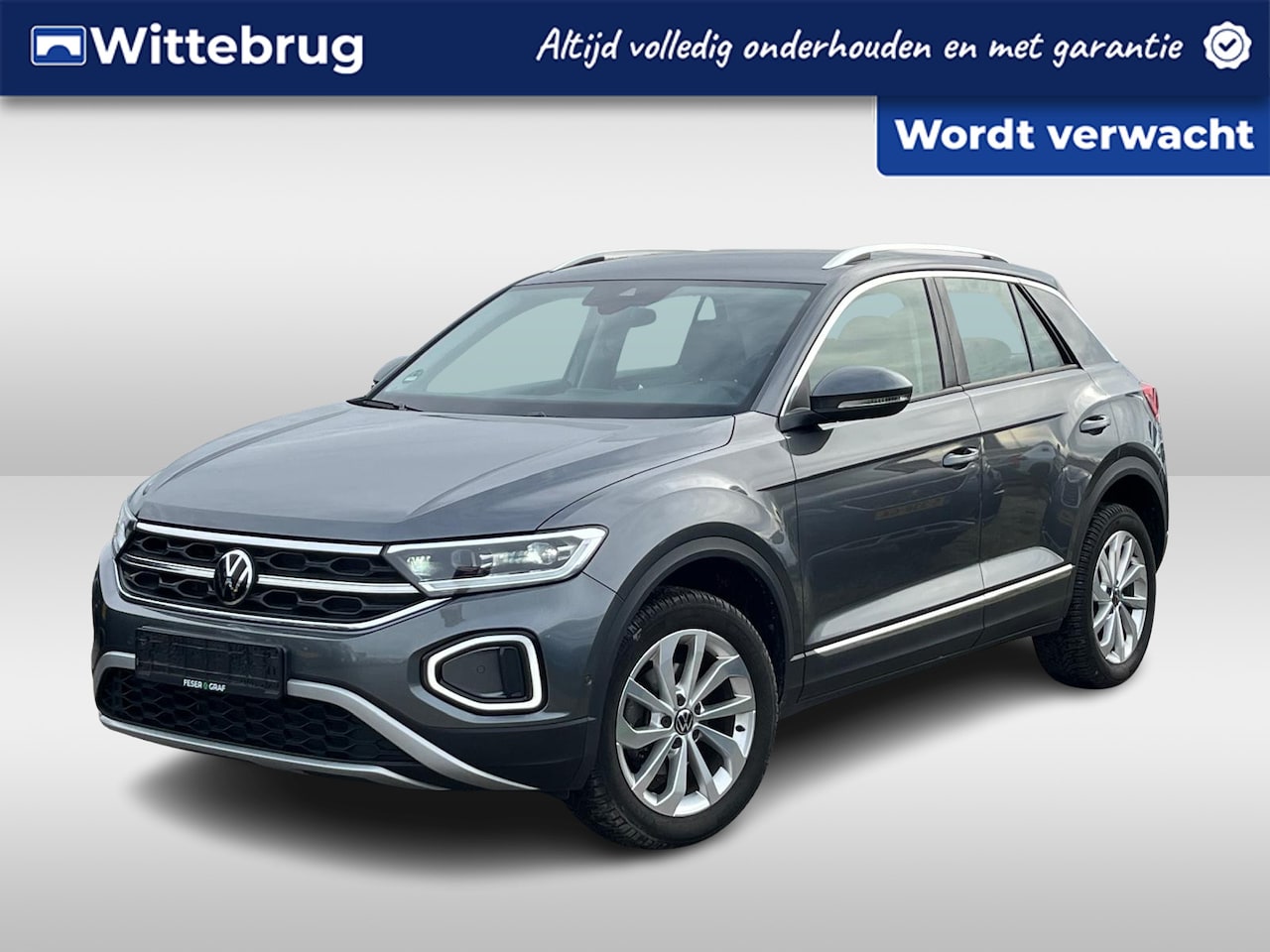 Volkswagen T-Roc - 1.0 TSI 110PK Style / Digital Cockpit Pro / Park Assist / Adaptive Cruise Control / App Co - AutoWereld.nl
