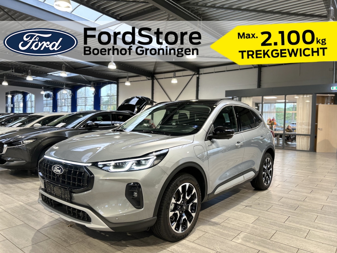Ford Kuga - 2.5 PHEV 243 pk Active X | Winter Pack | Matrix LED | AGR | 19" | Adapt. Cruise | 360° Cam - AutoWereld.nl
