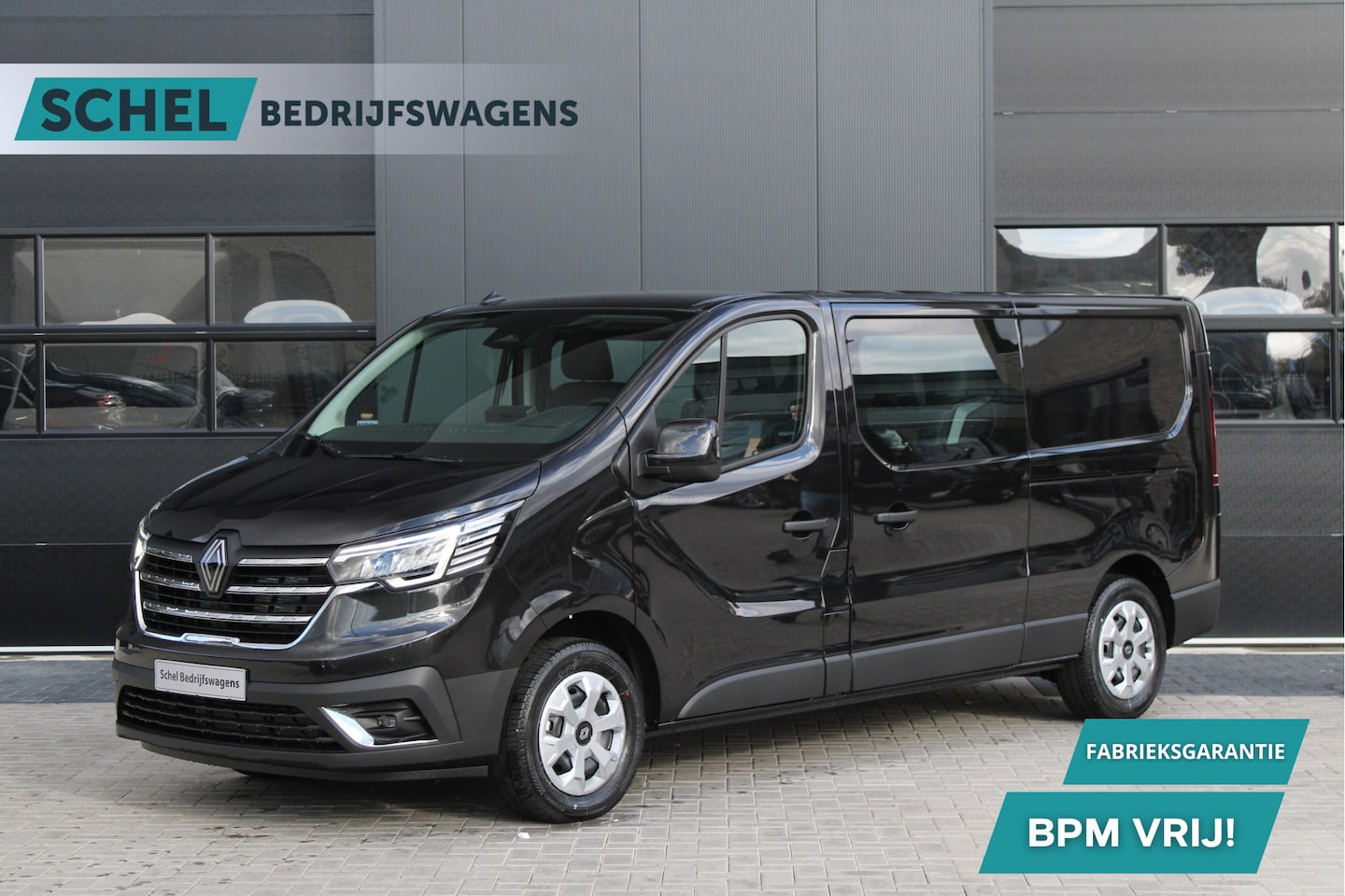 Renault Trafic - 2.0 Blue dCi 130pk T29 L2H1 Advance Dubbele Cabine - Carplay - Android - 2x Schuifdeur - P - AutoWereld.nl