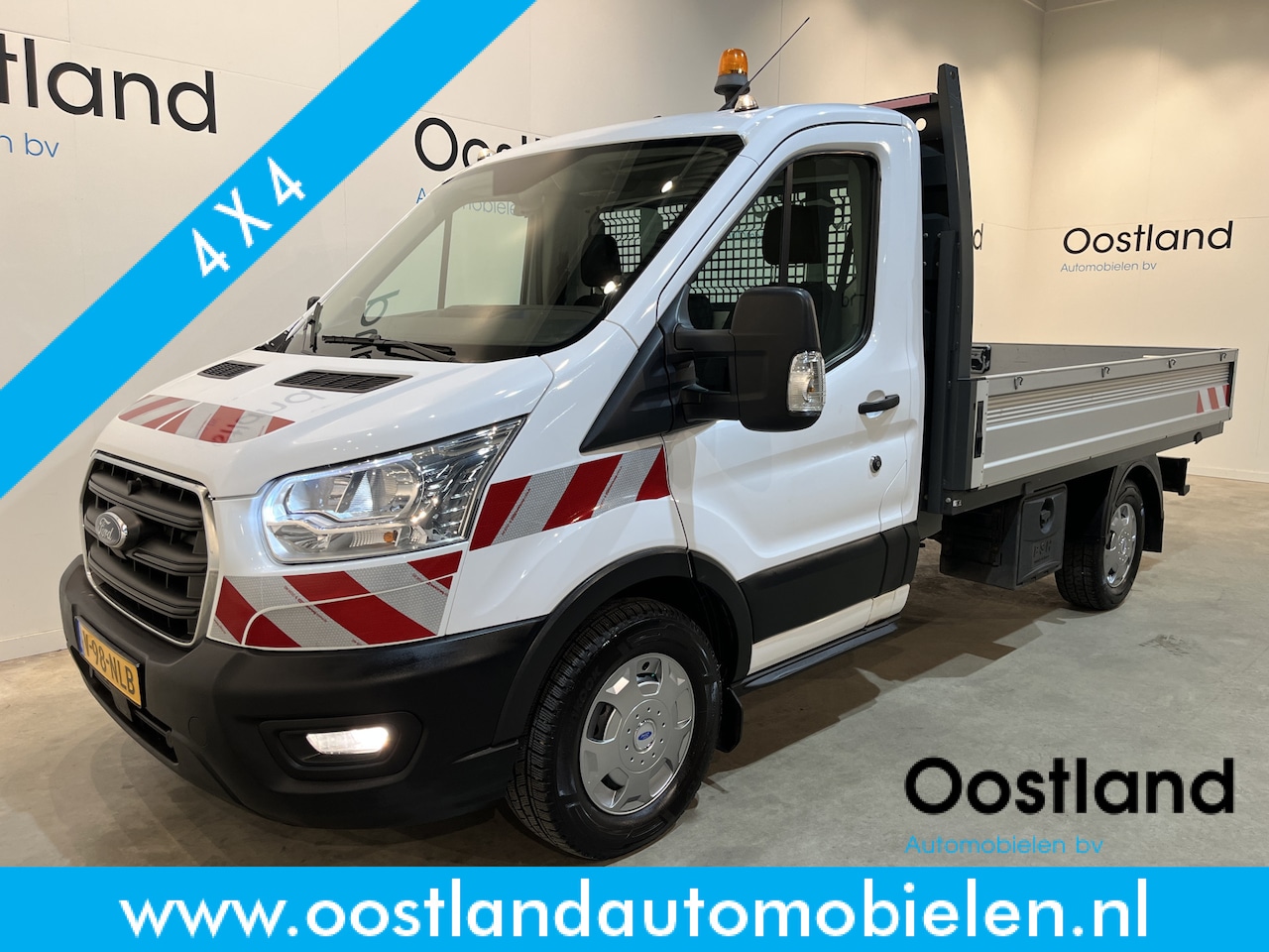 Ford Transit - 350 2.0 TDCI L2H1 Trend AWD 4X4 170 PK Open Laadbak / Euro 6 / Airco / Cruise Control / Tr - AutoWereld.nl