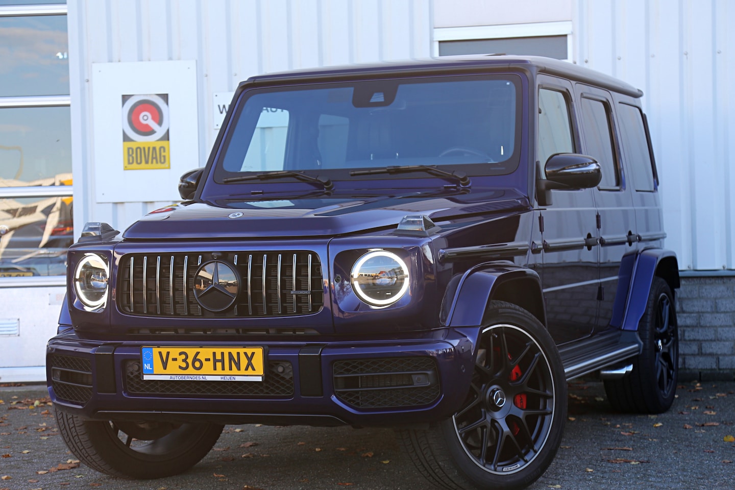 Mercedes-Benz G-klasse - AMG 63 Grijs kenteken*MB Fabrieksgar.t/m02-2029!*Mystic Blue*Drivers package/Ride Control/ - AutoWereld.nl