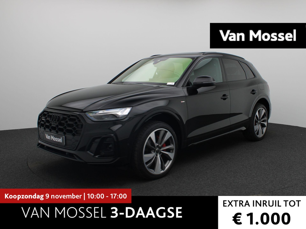 Audi Q5 - 55 TFSI e quattro Competition | Navigatie | Airco | Leder | dode hoek detectie | Head-up D - AutoWereld.nl