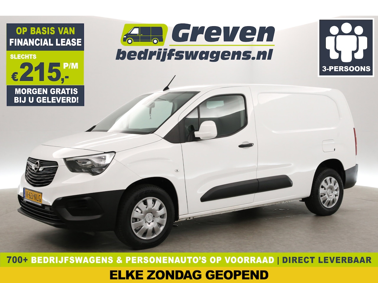 Opel Combo - 1.5D L2H1 102PK | Airco | 3-Zits | Cruise | Parkeersens. - AutoWereld.nl