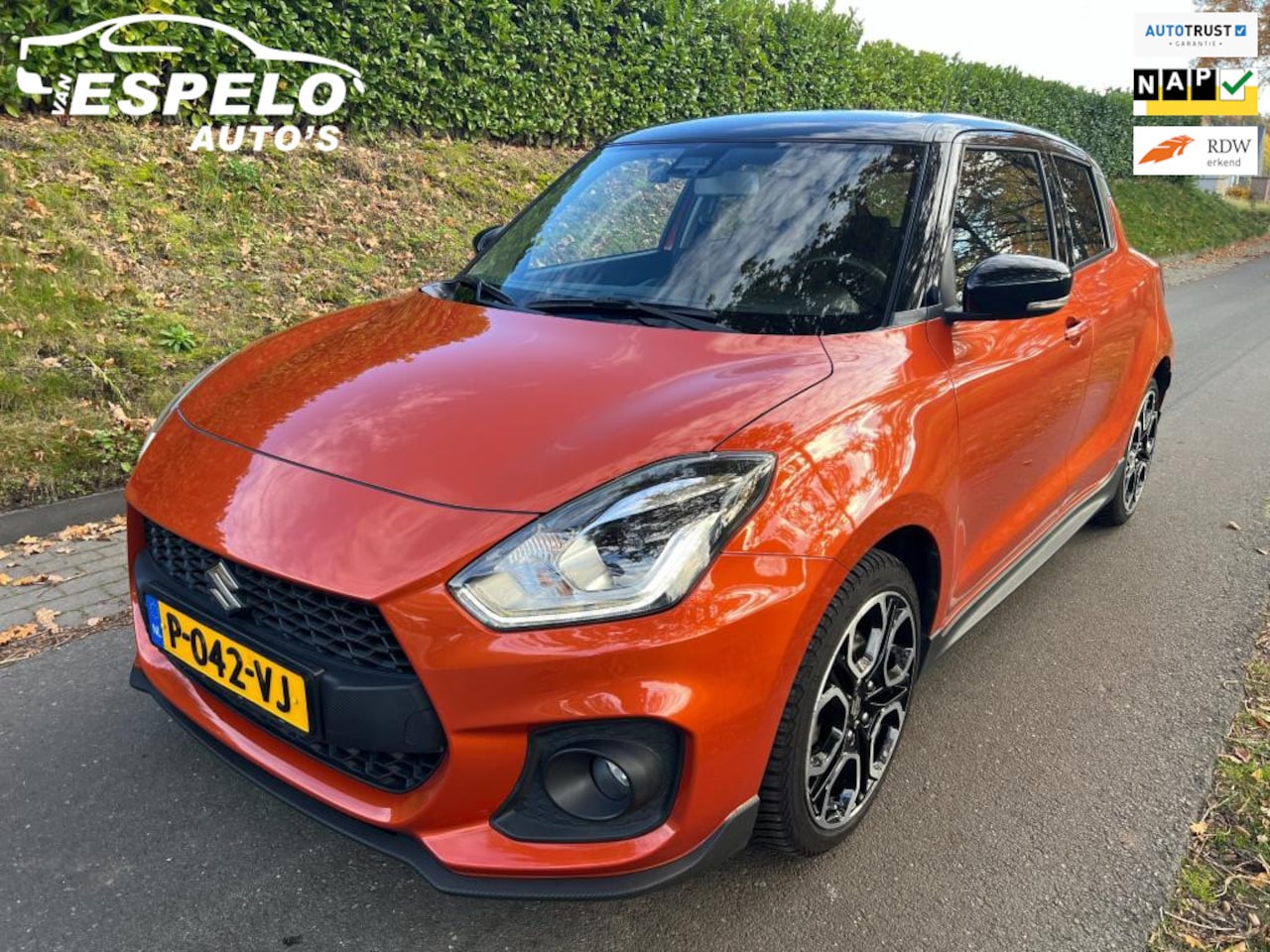 Suzuki Swift - 1.4 Sport Smart Hybrid 1.4 Sport Smart Hybrid, 60.597 km NAP, Camera, Cruise, Navi, Pdc, Apple, Carbon, Keyless, - AutoWereld.nl