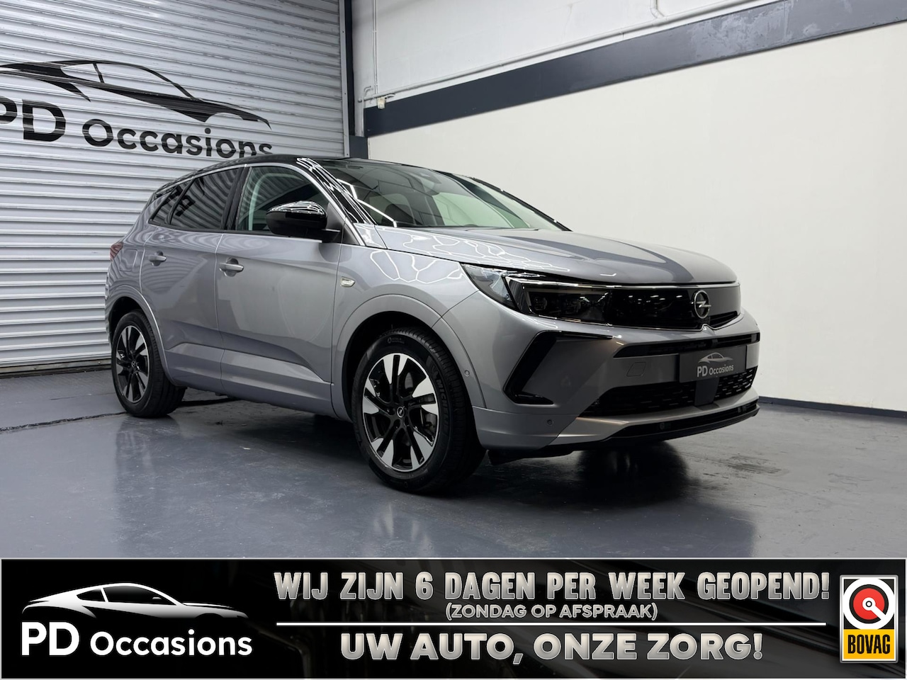 Opel Grandland - 1.6 Turbo Plug-In Hybrid 225PK Ultimate - Camera - Clima - Elek. Achterklep - Carplay - AutoWereld.nl