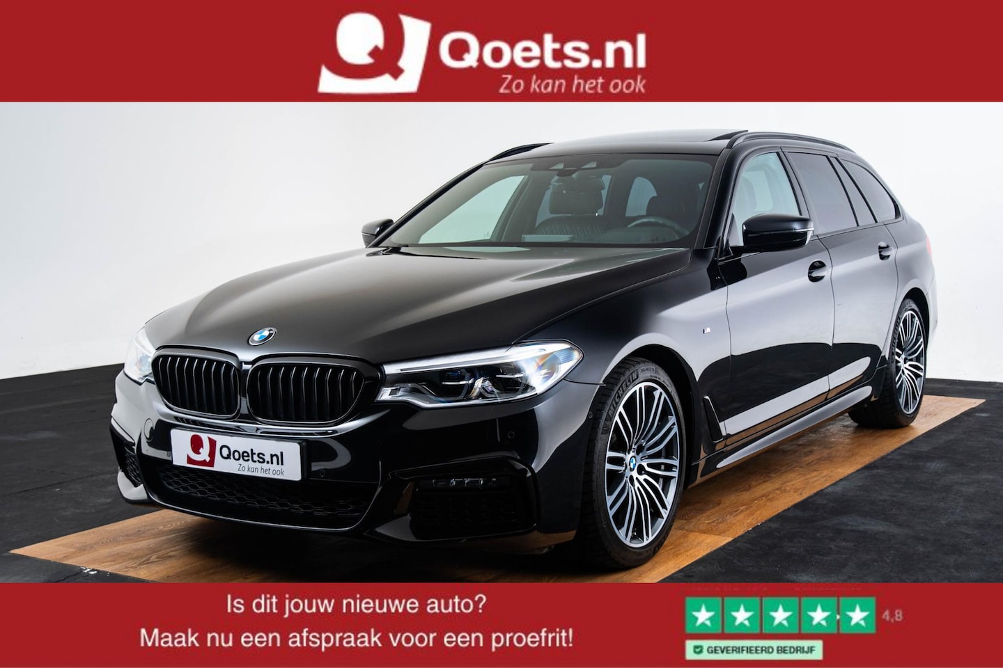 BMW 5-serie Touring - 520i High Executive Edition M Sport - Panoramadak - Head up - Parking/Driving Assistant - - AutoWereld.nl
