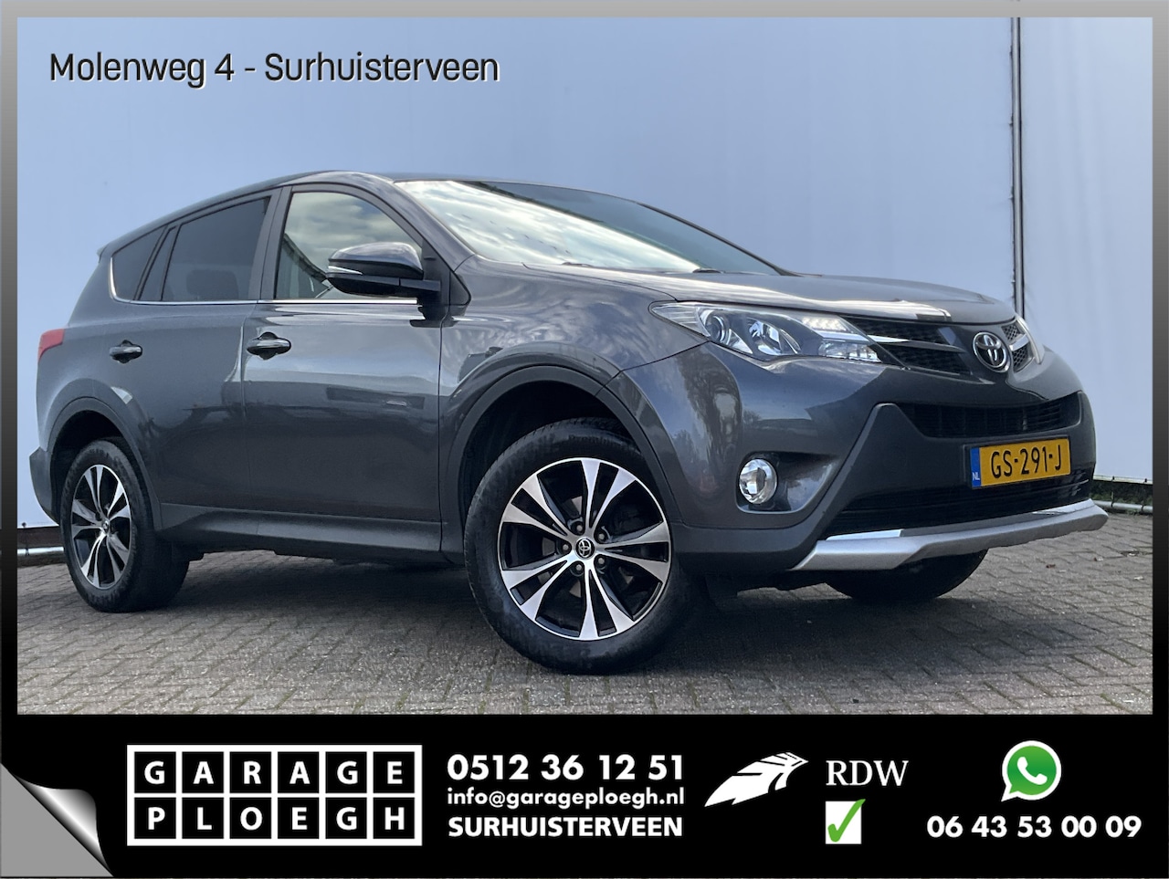 Toyota RAV4 - 2.0 Style 4WD Navi Camera Trekhaak 4x4 Hoge zit Navi Camera - AutoWereld.nl