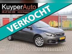 Peugeot 308 SW - 1.2 PureTech Blue Lease Premium AUTOMAAT LEDER NAP /MEDIA/PANO CAMERA - PARKEERSENSOREN