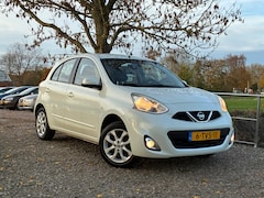 Nissan Micra - 1.2 Acenta | Metallic wit | Airco + Cruise nu €4.975,
