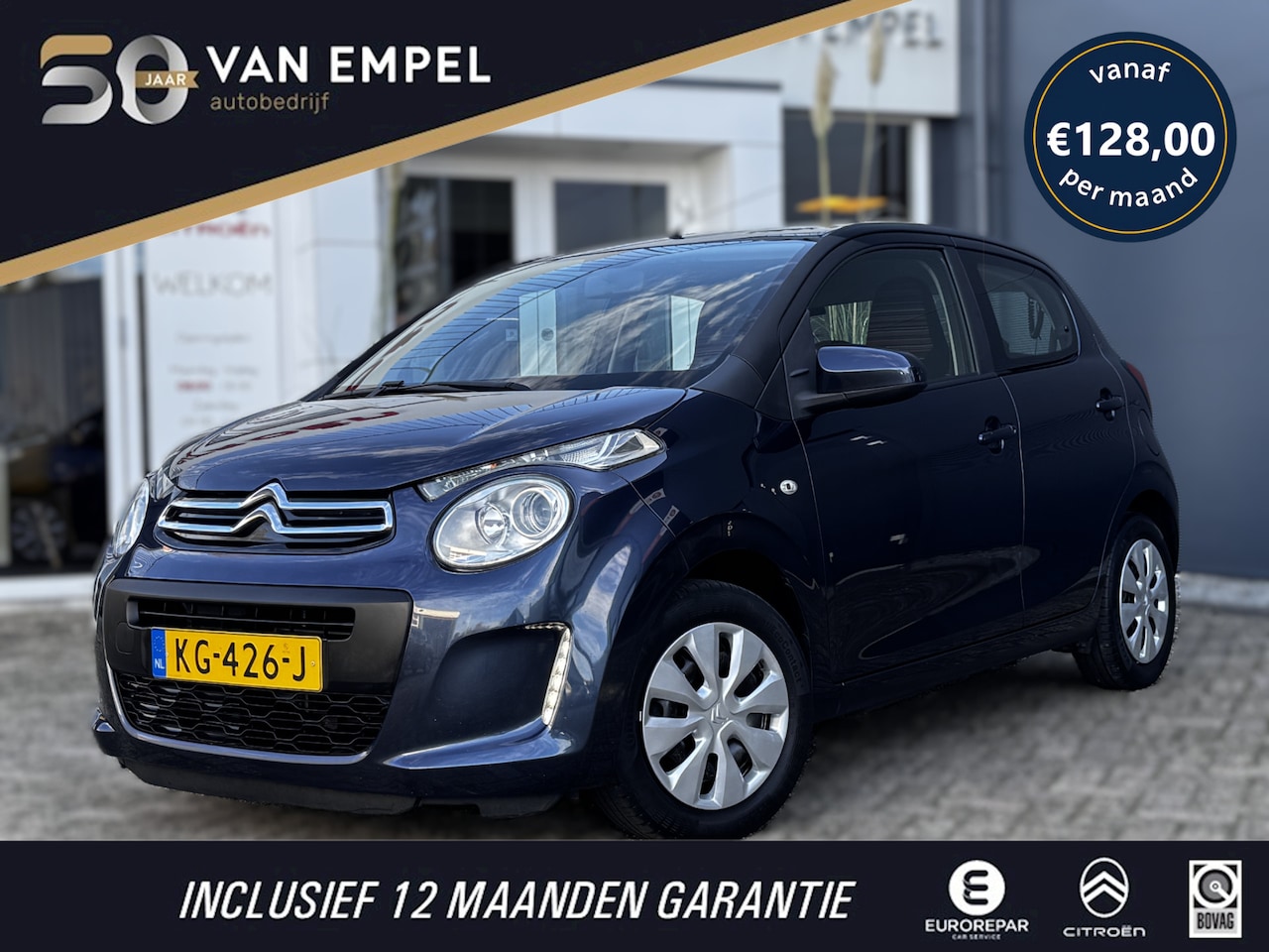 Citroën C1 - 1.0 e-VTi Feel | Airco | Citroen dealer onderhouden | NL-Auto | Centrale Deurvergendeling - AutoWereld.nl