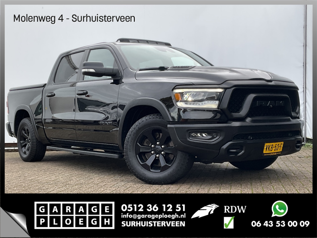 Dodge Ram 1500 - 5.7 V8 4x4 Crew Cab REBEL Pano HUD HK Full-Screen Leer 360Cam BOMVOL! - AutoWereld.nl