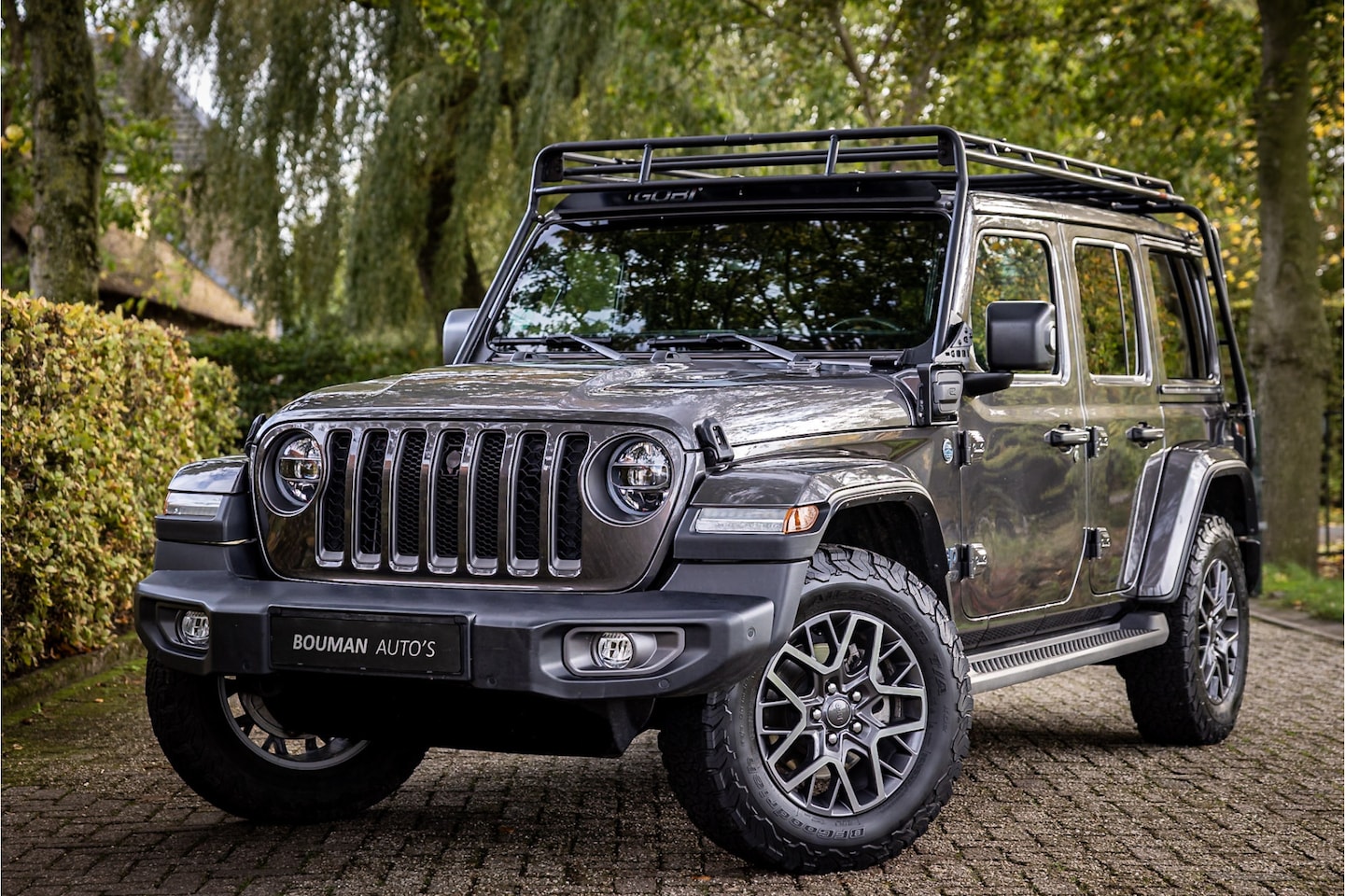 Jeep Wrangler Unlimited - 4xe 380 Sahara Stealth Roofrack Adaptive Cruise - AutoWereld.nl