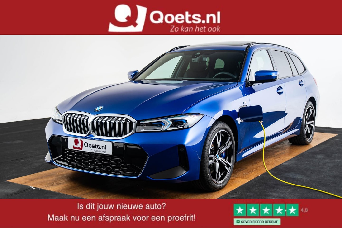 BMW 3-serie Touring - 330e Long Range - M Sport - Trekhaak - Panoramadak - Elektrisch verstelbare/verwarmde stoe - AutoWereld.nl