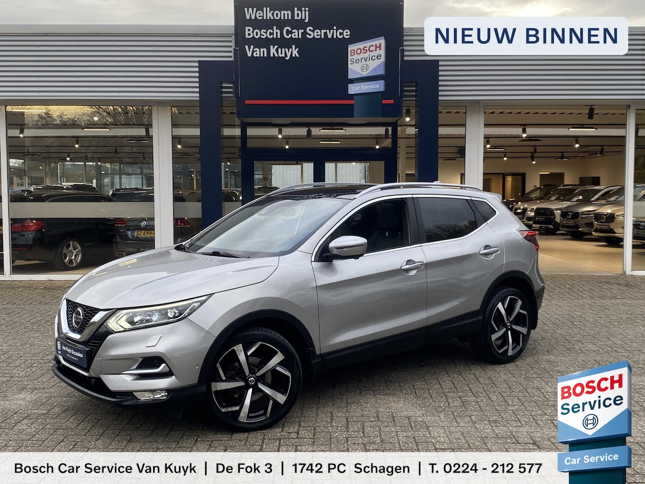 Nissan Qashqai - 1.3 DIG-T Tekna + / Automaat / Vol-Leder / Panodak / Elektr.-Stoelen met Geheugen / Stoelv - AutoWereld.nl