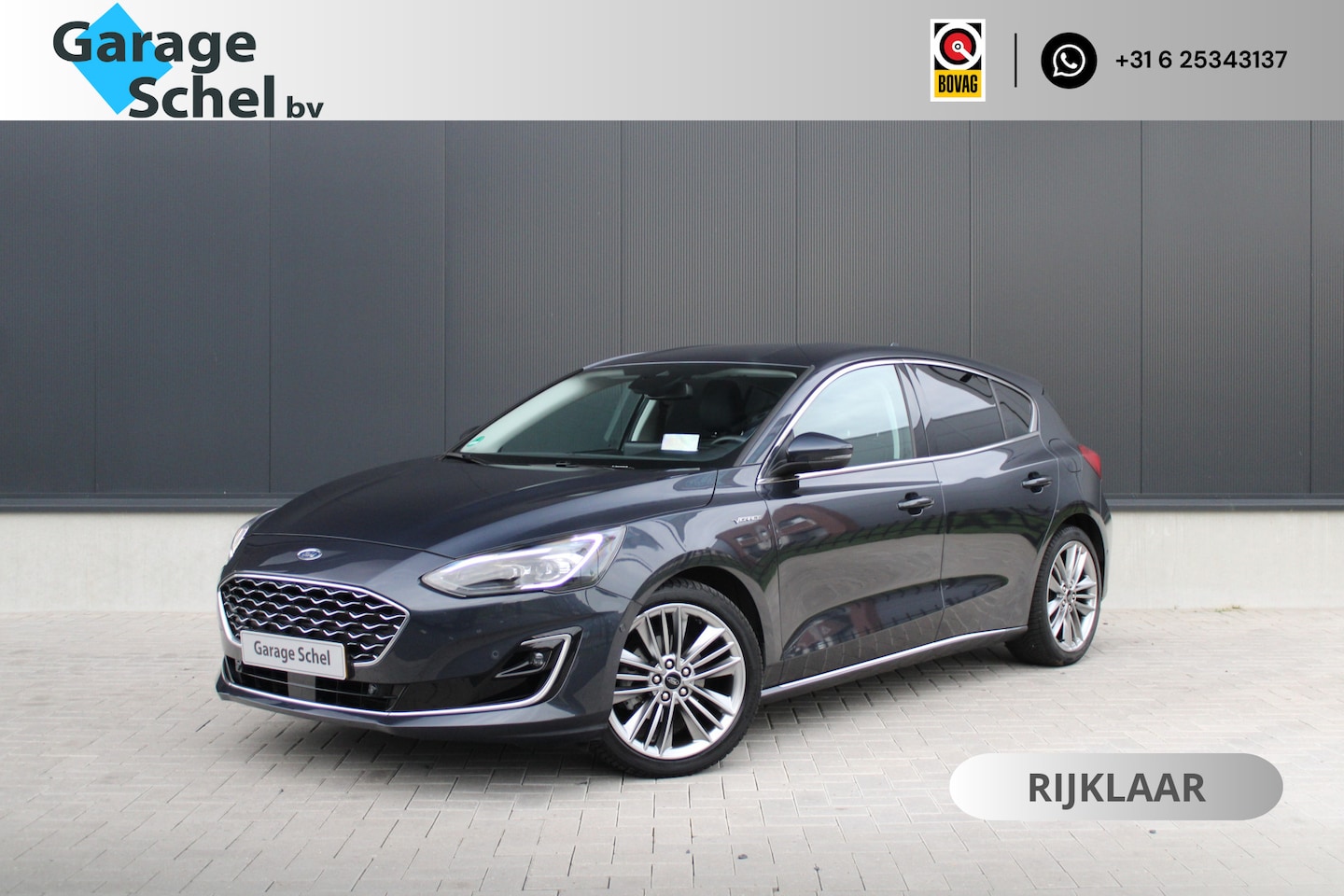 Ford Focus - 1.0 EcoBoost Vignale 125pk - Navi - LED - Blind Spot - Camera - B&O - Leder - Rijklaar - AutoWereld.nl