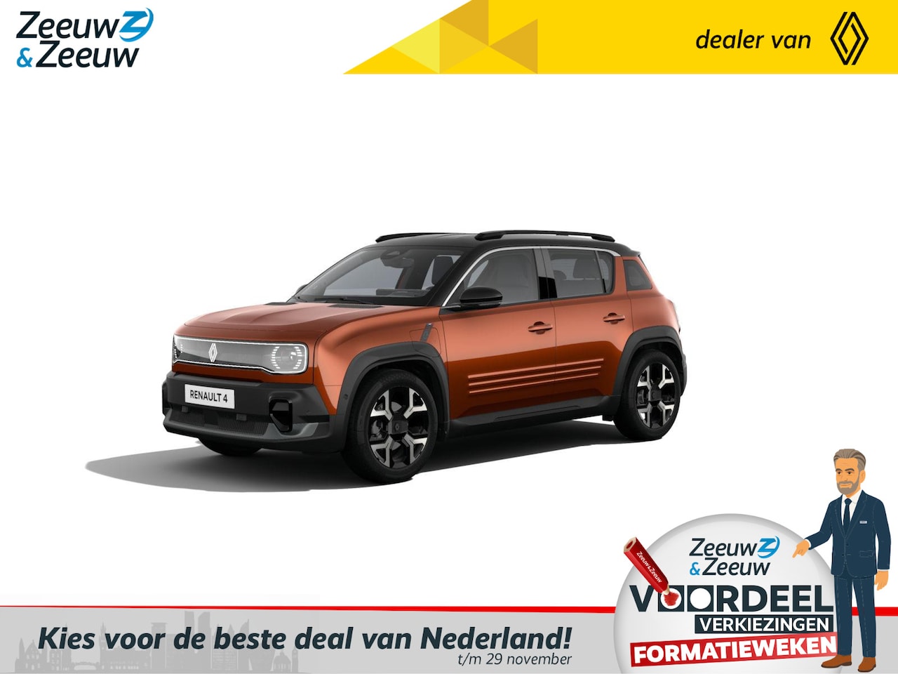 Renault 4 - comfort range techno 52 kWh Nu te bestellen - AutoWereld.nl