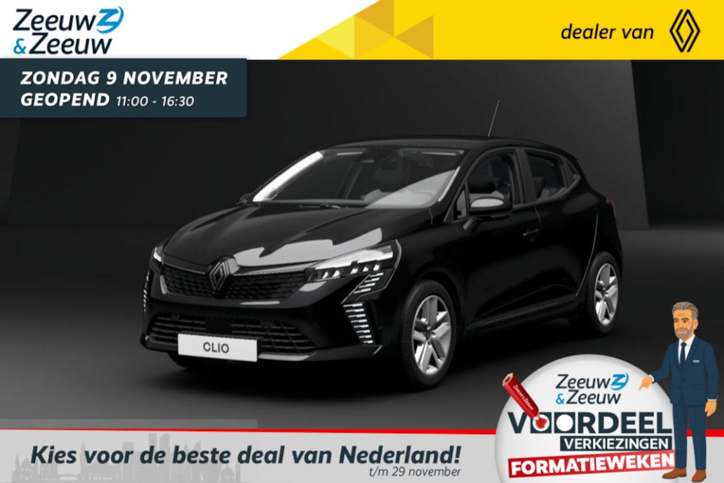 Renault Clio - E-Tech Full Hybrid 145 Evolution | NU met € 3000,- Zeeuw en Zeeuw RUN OUT korting | + 5 ja - AutoWereld.nl