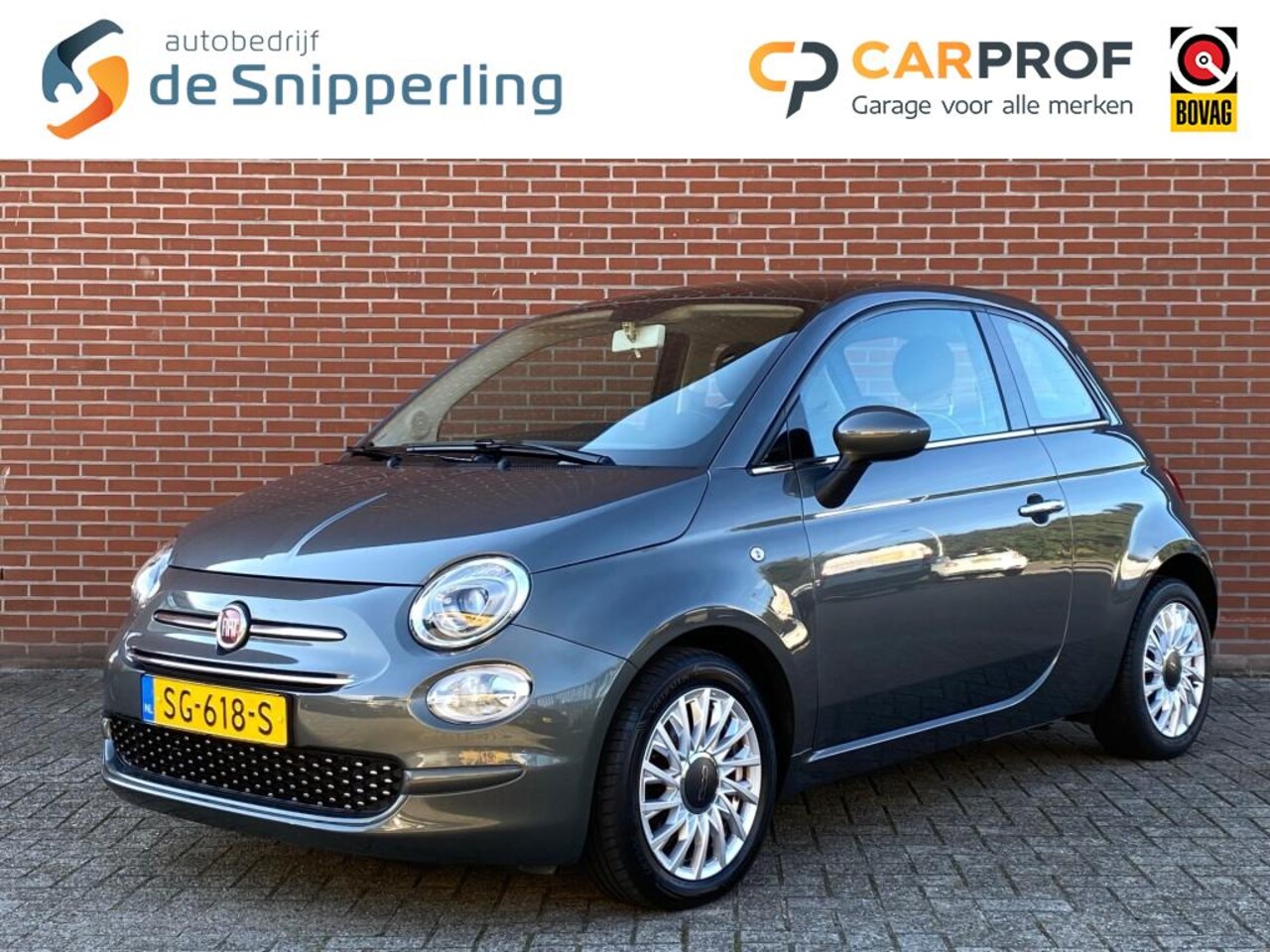 Fiat 500 - 0.9 TWINAIR T LOUNGE NAV PANO CARPLAY DAB PDC LMV CRUISE - AutoWereld.nl