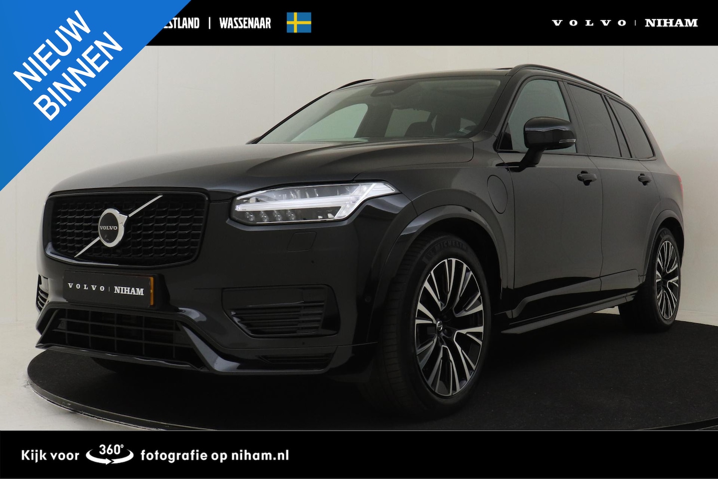 Volvo XC90 - T8 PLUG-IN HYBRID AWD ULTRA DARK *FULL OPTIONS!* -PANO.DAK|BOWERS&WILKINS|GEVENT.LEDER+MAS - AutoWereld.nl