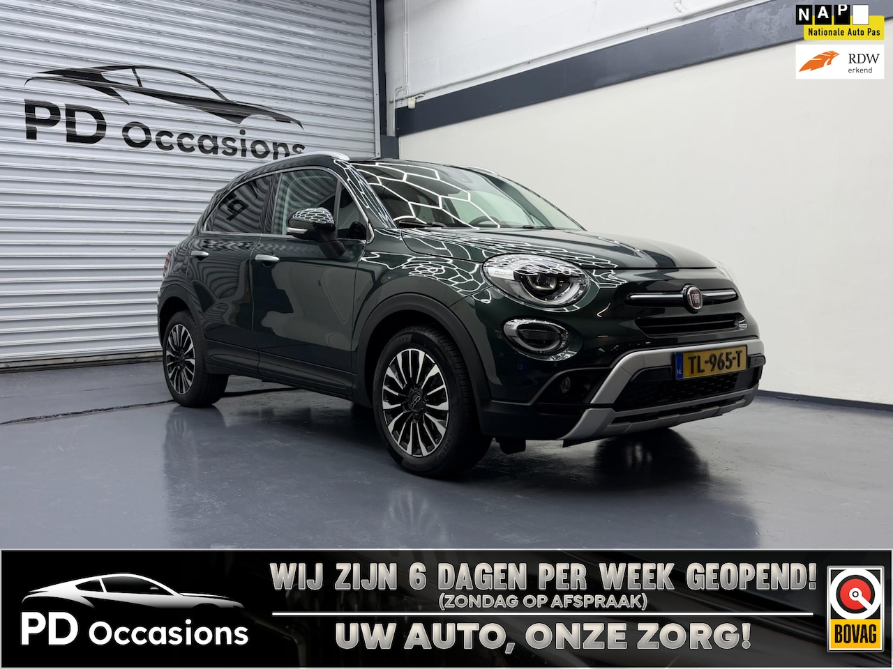Fiat 500 X Cross - 1.0 GSE City Cross - Navi - Cruise - Clima - LM Velgen - AutoWereld.nl