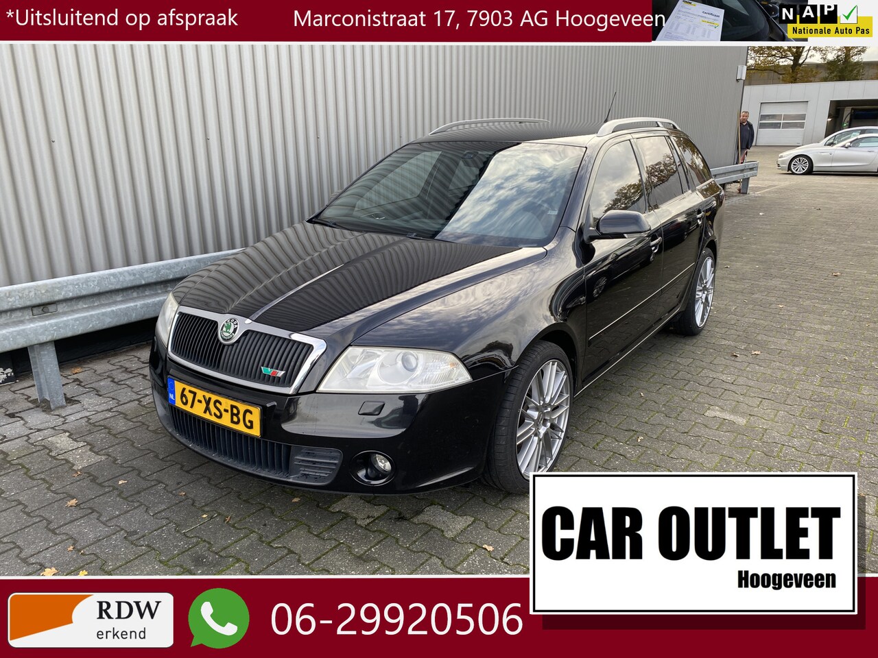Skoda Octavia Combi - 2.0 TFSI RS Half Leer, Clima, Stoelvw, CC, PDC, LM, nw. APK – Inruil Mogelijk – - AutoWereld.nl