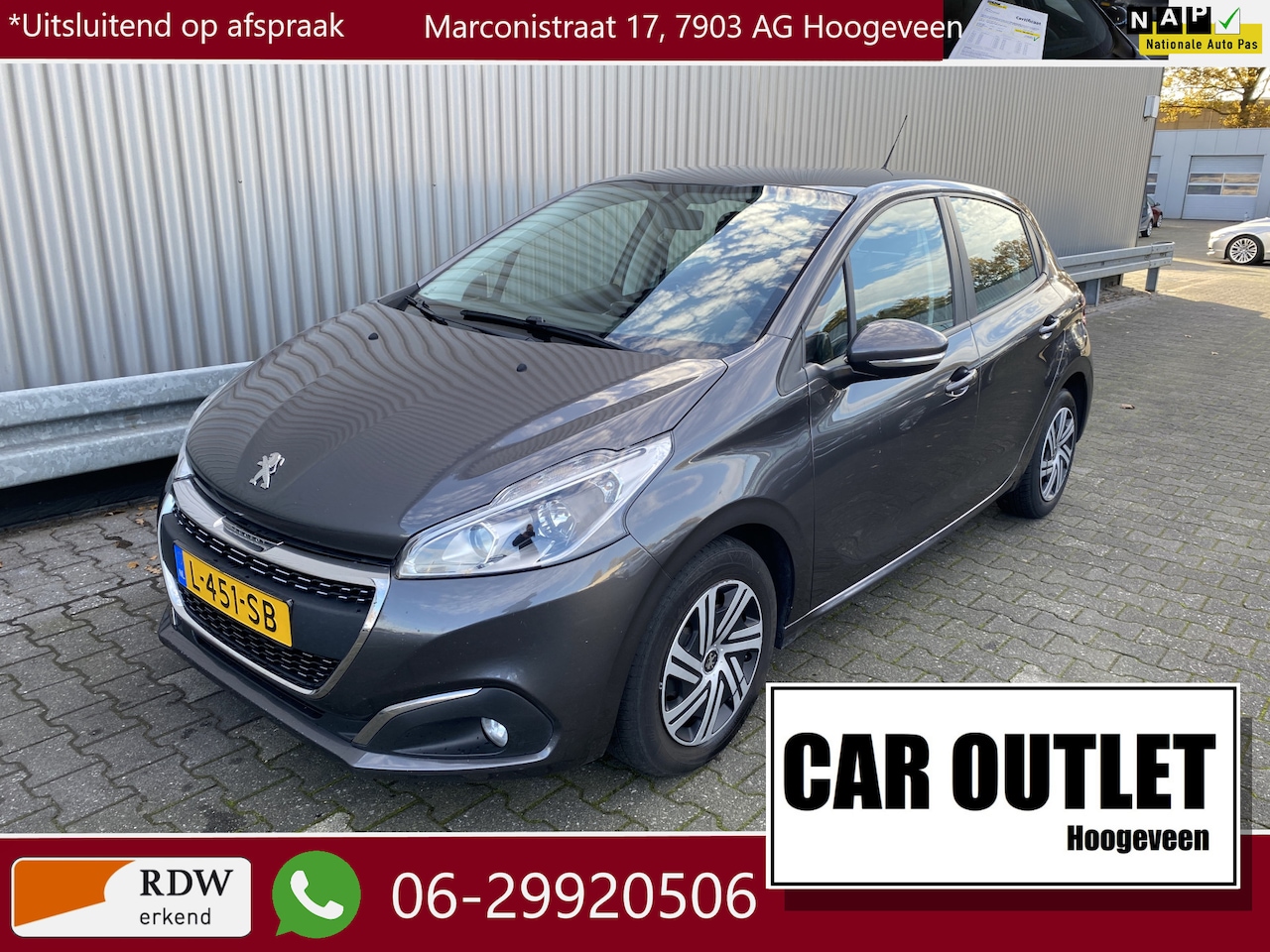 Peugeot 208 - 1.2 PureTech Blue Lease Active 112Dkm, 5-Drs, A/C, Navi, CC, PDC, nw. APK – Inruil Mogelij - AutoWereld.nl