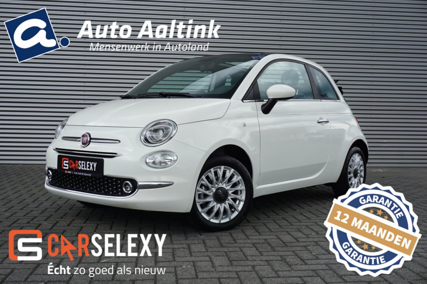 Fiat 500 C - 70PK HYBRID CRUISE | CARPLAY | CLIMA | PARK.SENSOREN | 15'LMV! - AutoWereld.nl