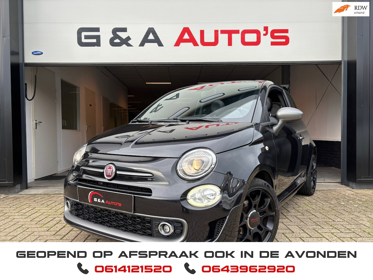 Fiat 500 C - 1.2 SPORT / Airco / Carplay / Cruise CTRL / Navi / PDC / Xenon - AutoWereld.nl