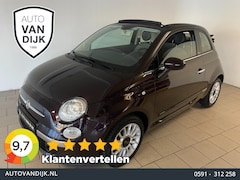 Fiat 500 C - CABRIO 0.9 TwinAir Lounge AIRCO MULTI STUUR PDC ELEK RAMEN CENT VERG VELGEN ZEER NETTE AUT