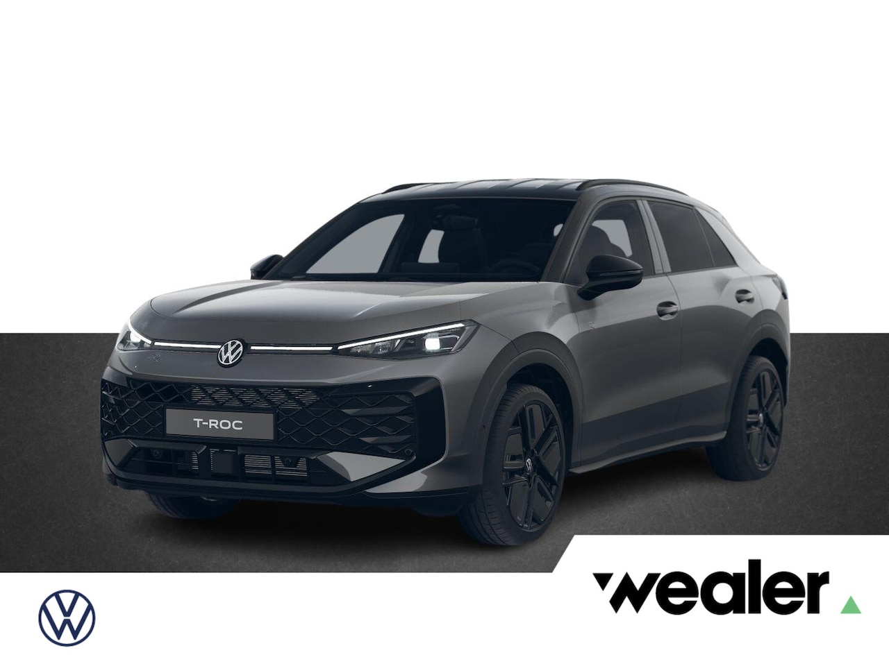 Volkswagen T-Roc - R-Line First Edition 1.5 eTSI 110 kW / 150 PK DSG | Black Style | Multimedia pakket | Trek - AutoWereld.nl