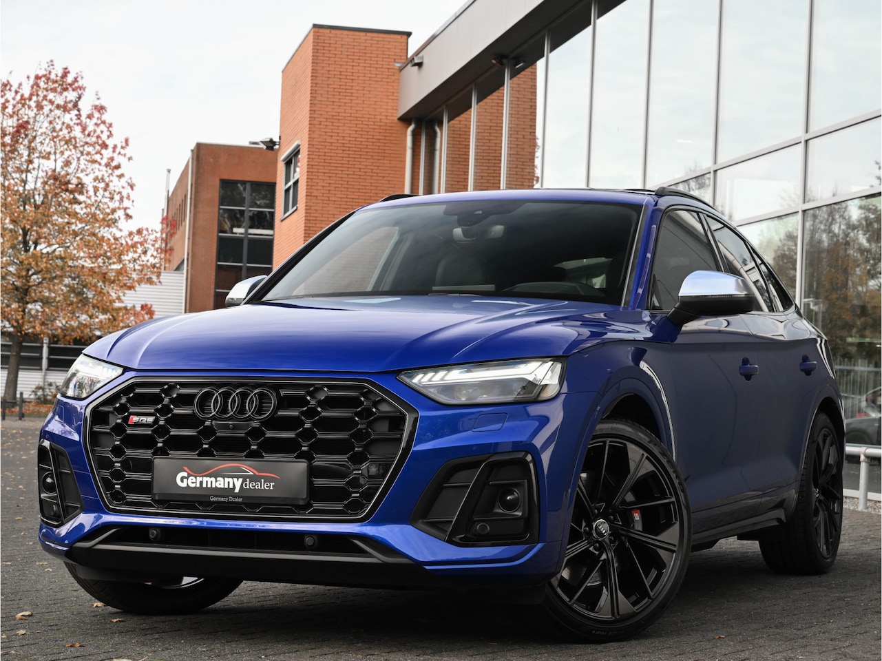 Audi Q5 SQ5 Sportback - 3.0TDI 342 pk Quattro Ultra Blauw Luchtvering Pano Carbon 360Cam B&O Sfeerverl Trekh. - AutoWereld.nl