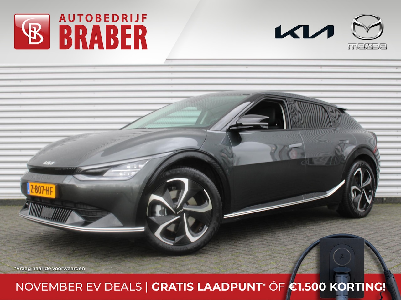 Kia EV6 - Edition Advanced 77.4 kWh | Navi | Airco | 20" LM | Camera | Elektrische klep | BTW auto | - AutoWereld.nl