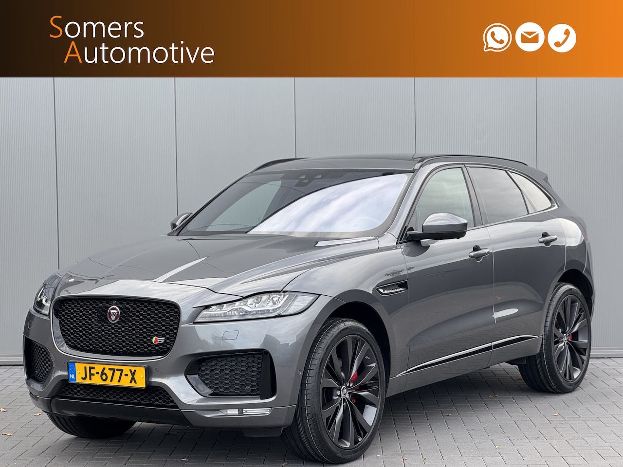 Jaguar F-Pace - 3.0 Supercharged S First Edition AWD | Panorama | 22" | Head Up Display | 360 Camera - AutoWereld.nl