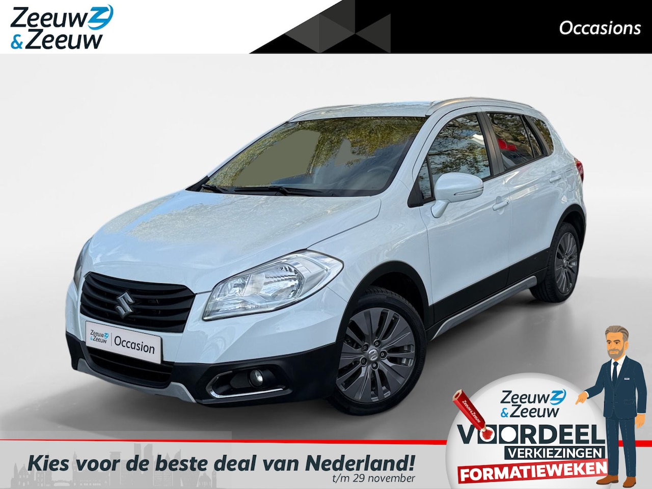 Suzuki SX4 S-Cross - 1.6 Exclusive | Camera | Trekhaak | Airco | - AutoWereld.nl