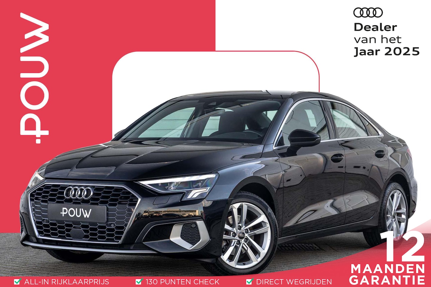 Audi A3 Limousine - 30 TFSI 110pk S-tronic Advanced Edition | Sportstoelen | Apple Carplay/Android Auto - AutoWereld.nl