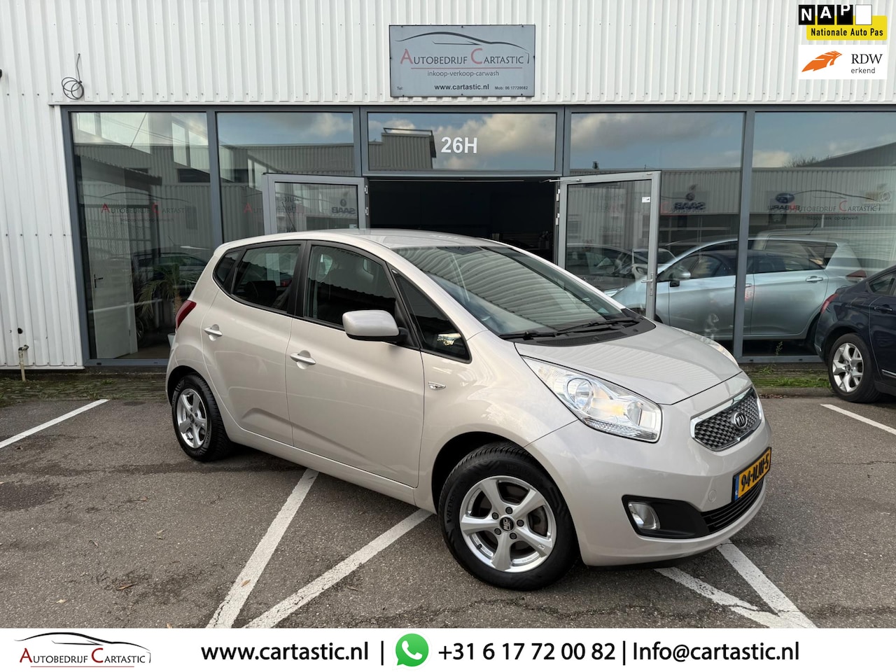 Kia Venga - 1.6 CVVT Comfort Pack AUTOMAAT | 1e EIEGNAAR | CRUISE CONTROL | AIRCO | ONDERHOUDSHISTORIE - AutoWereld.nl