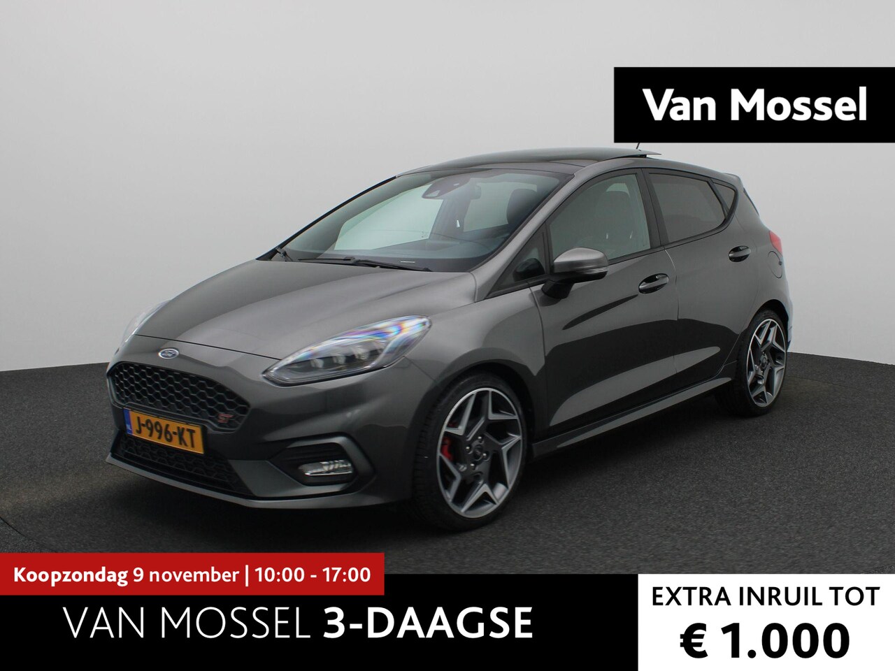 Ford Fiesta - 1.5 EcoBoost ST-3 Panoramadak | Winterpack | B&O Soundsystem | Recaro stoelen | Navigatie - AutoWereld.nl