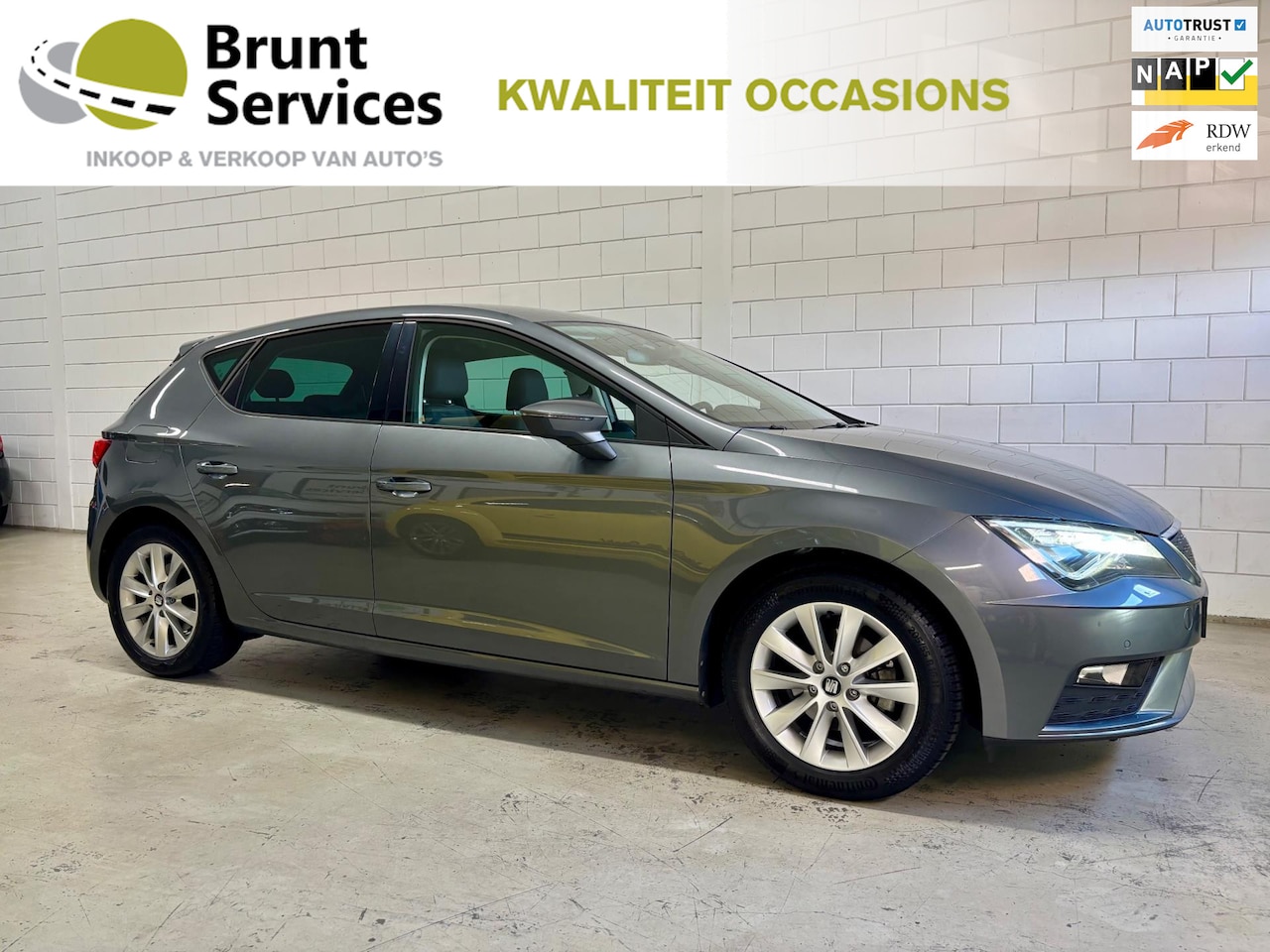 SEAT Leon - 1.0 EcoTSI Sport Bj.18|Carplay|Camera|Pdc|Led|Dealer Onderhouden !! - AutoWereld.nl