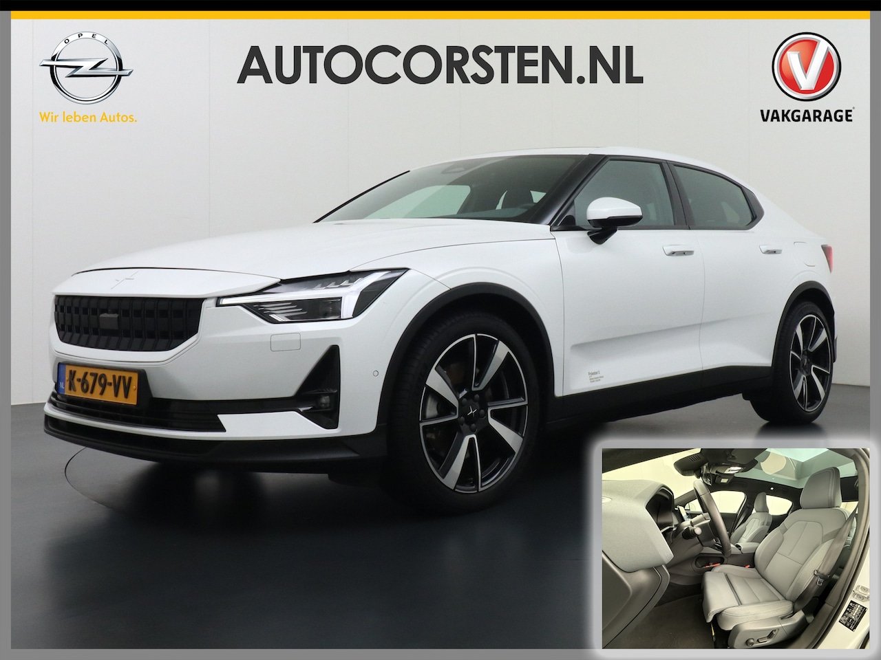 Polestar 2 - AUT. 408 pk Long Range Dual Motor SOH 97,5% 78kWh Panorama-Dak Harman&Kardon® Electr.Stoel - AutoWereld.nl