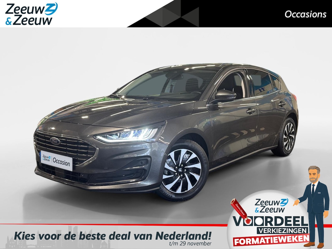 Ford Focus - 1.0 EcoBoost Hybrid Titanium X | Winter Pack | Parking Pack | Driver Assistance Pack | Hui - AutoWereld.nl