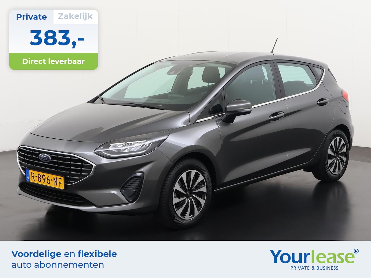 Ford Fiesta - 1.0 EcoBoost Titanium | All-in 383,- Private Lease | Direct uit voorraad - AutoWereld.nl