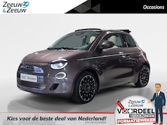 Fiat 500 C - La Prima 42 kWh * 500e * Camera * Carplay * Navigatie * LM Velgen 17" * Leder * Cruise Con